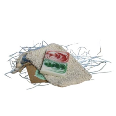 SACCHETTO SCRUB NATURALE IUTA LAVATA