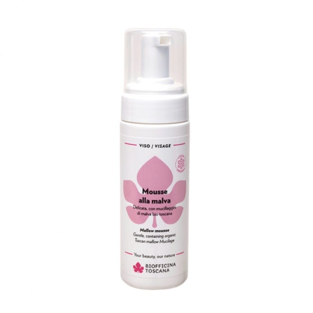 MOUSSE DETERGENTE ALLA MALVA - BIOFFICINA TOSCANA