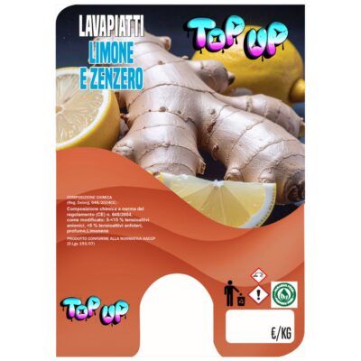 DETERGENTE PIATTI LIMONE E ZENZERO