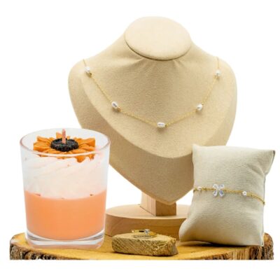 CANDELA GOURMET GIRASOLE CON COLLANA
