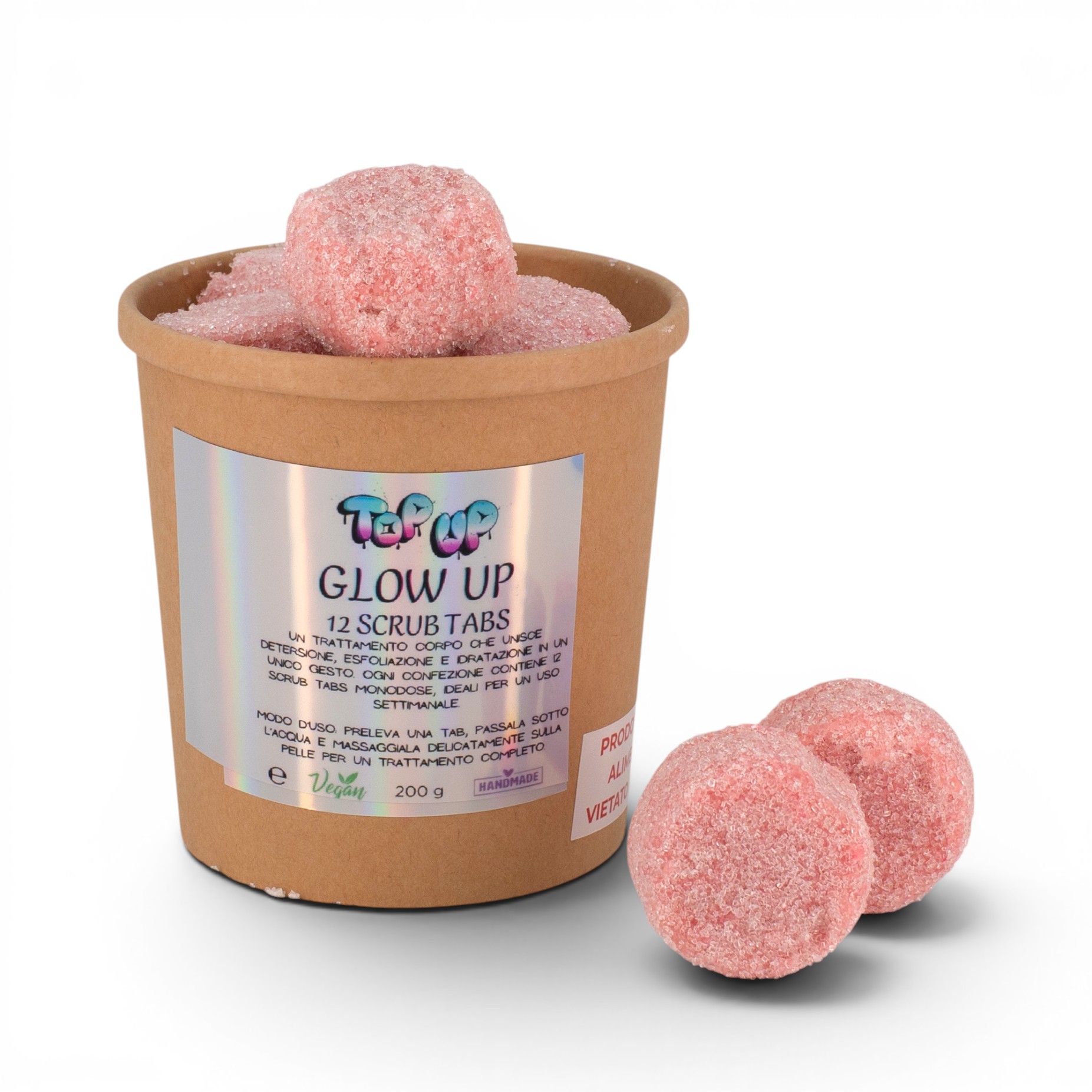 GLOW UP – 12  SCRUB TABS